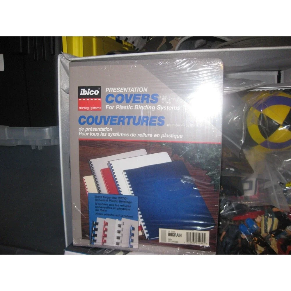 Grey Presentation Covers IBICO binding systems for COMB Binding Systems 25 New
